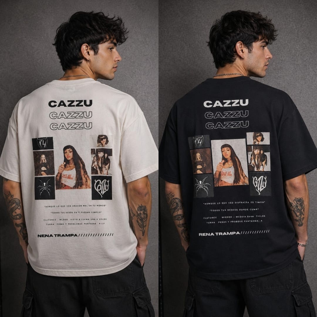 (art:rh10) Cazzu Remera Algodón - Imagen 6