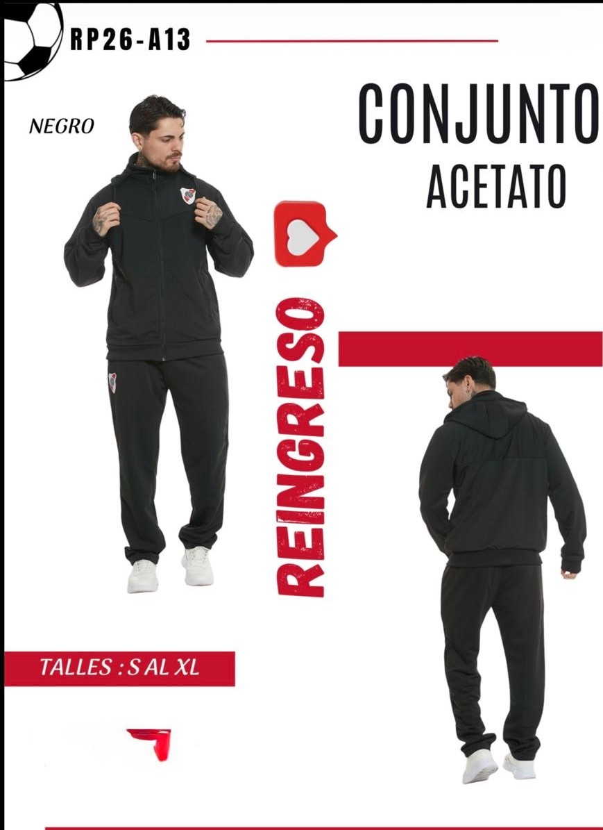Conjunto Boca y River Acetato - Imagen 2
