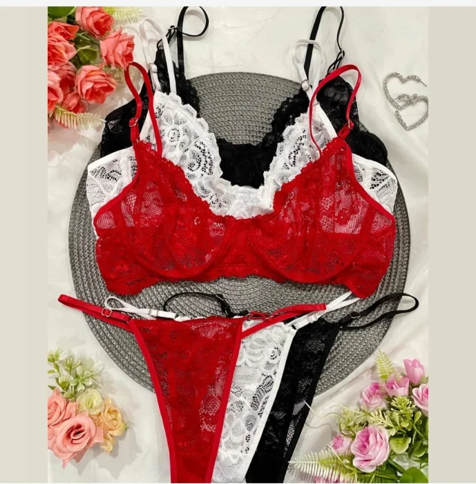 Conjunto  Encaje con Aro