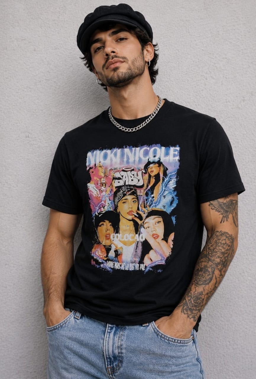 (art:rh07) Niki Nicole Remera Algodón - Imagen 2