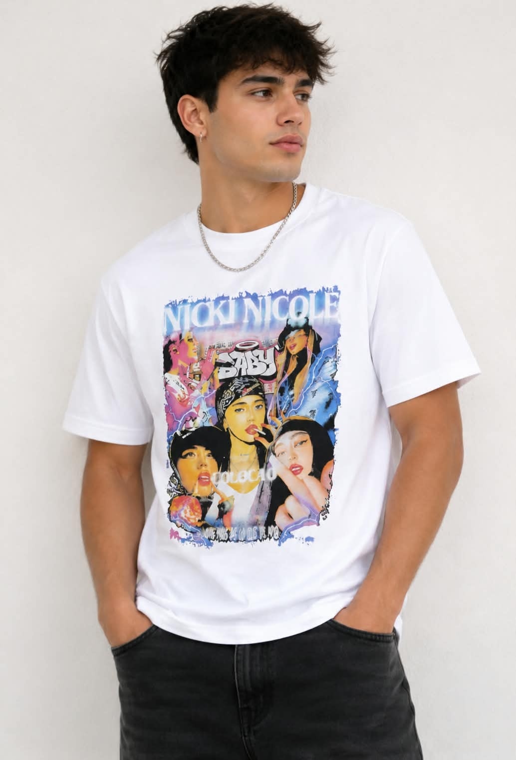 (art:rh07) Niki Nicole Remera Algodón - Imagen 3