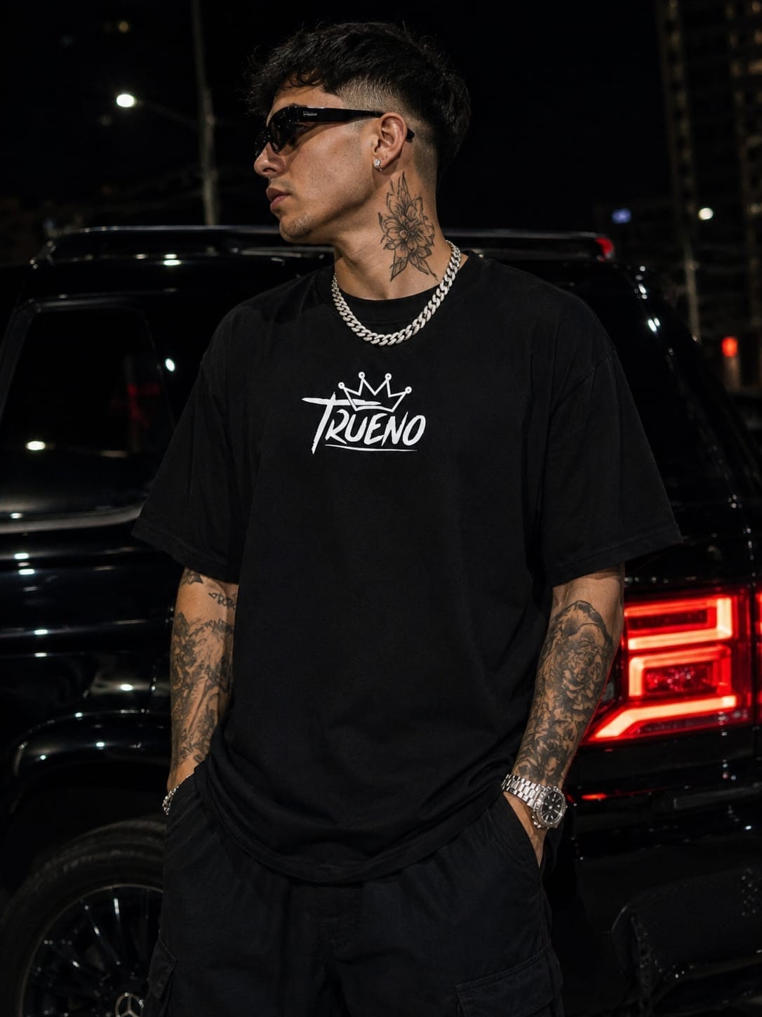 (art:rh05) Trueno Remera Oversize Algodón - Imagen 3