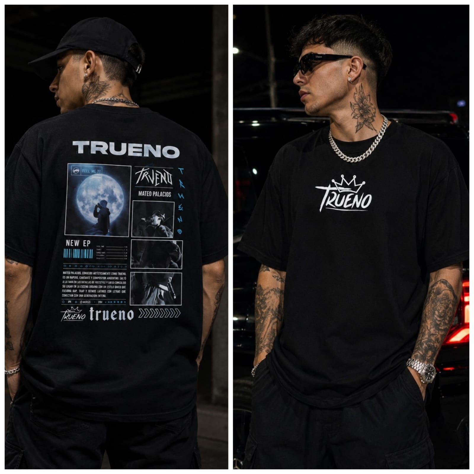 (art:rh05) Trueno Remera Oversize Algodón - Imagen 8