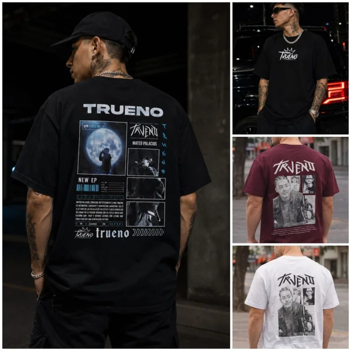 (art:rh05) Trueno Remera Oversize Algodón