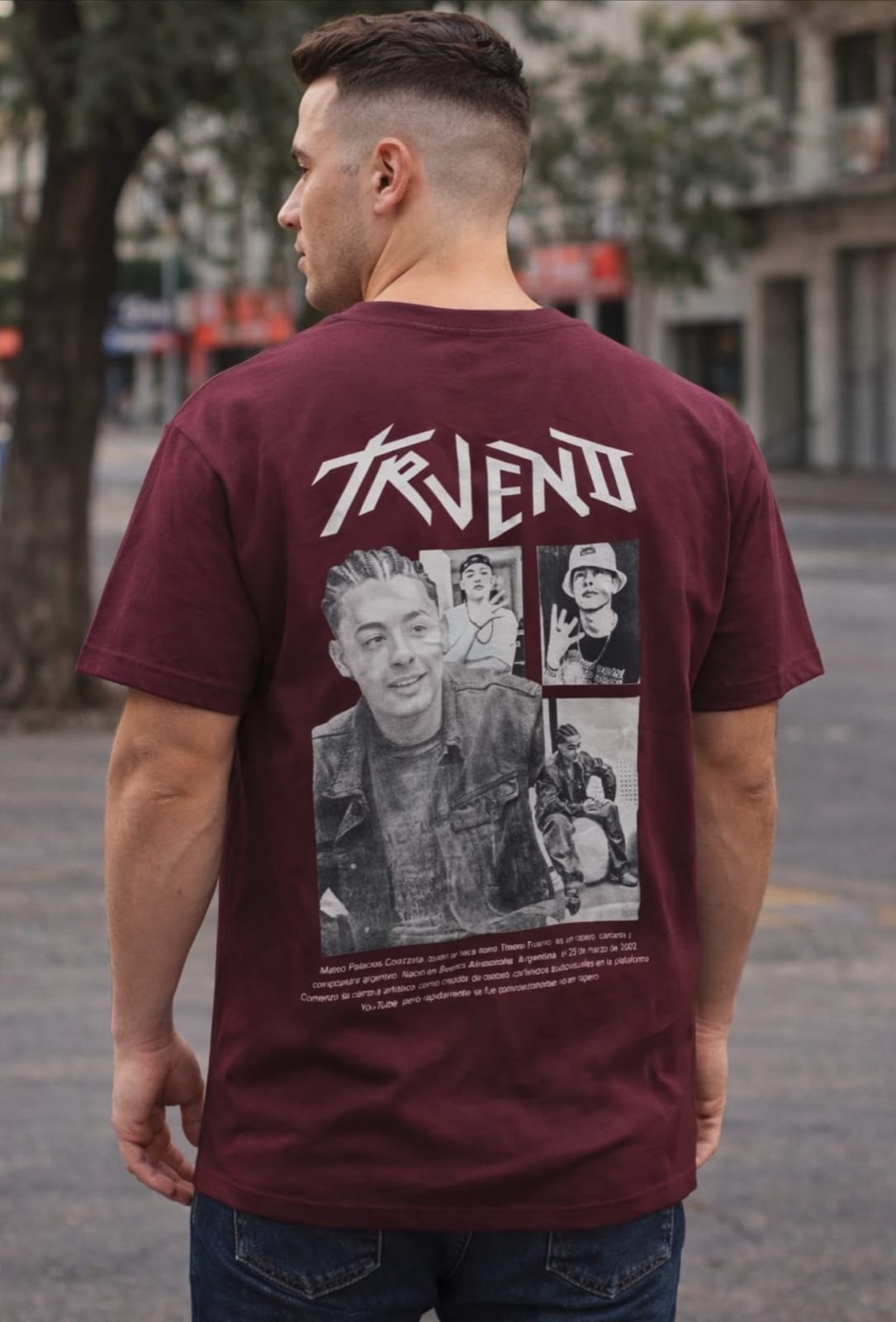 (art:rh05) Trueno Remera Oversize Algodón - Imagen 7