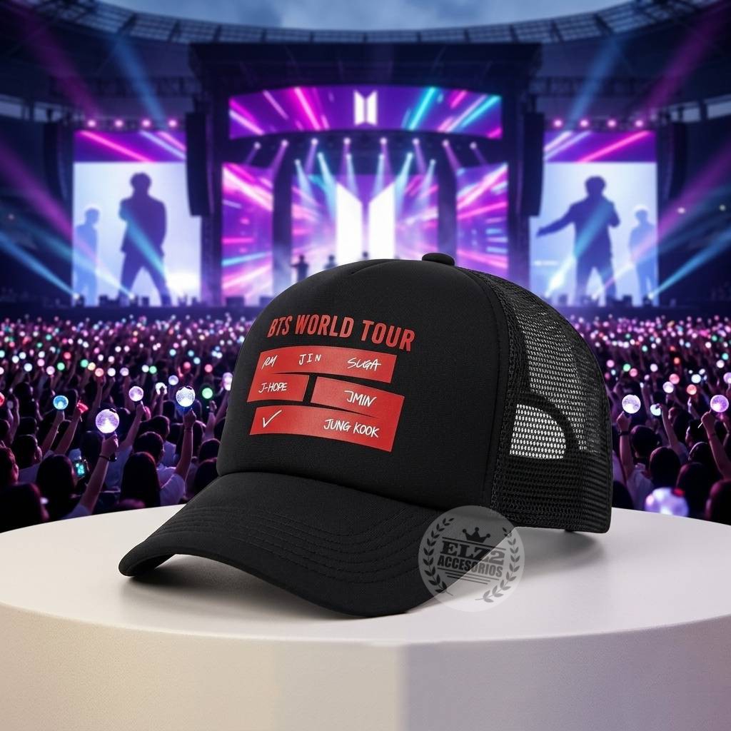 Gorras Trucker Bts World Tour - Imagen 4