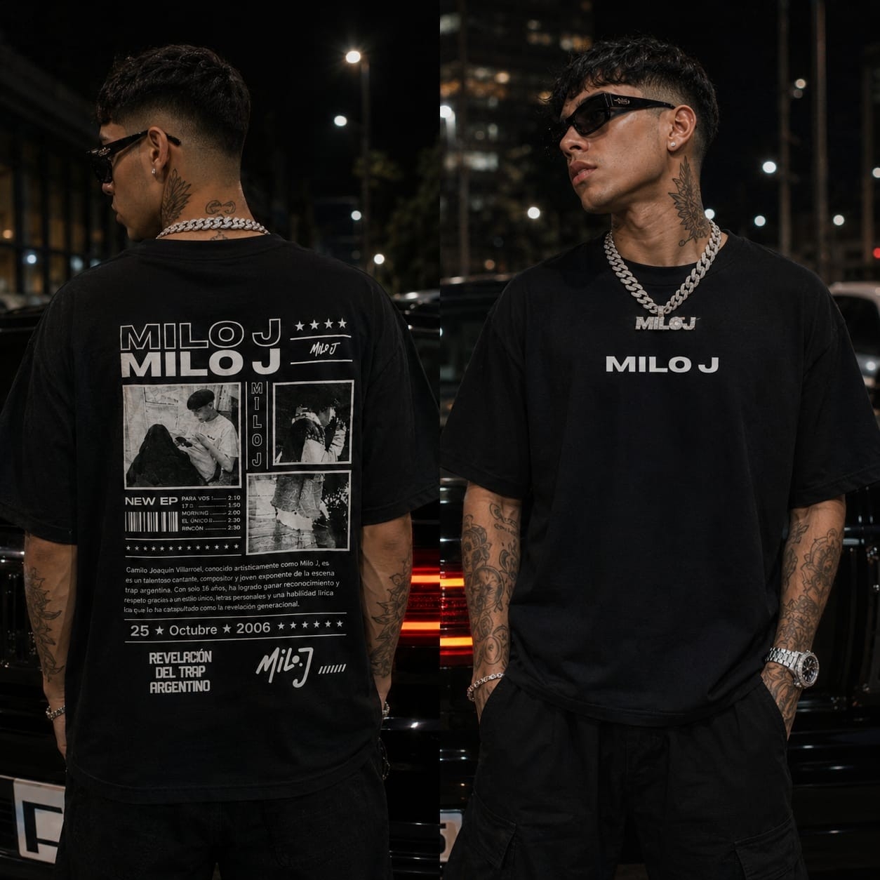 (art:rh04) Milo J Remera Oversize Algodón - Imagen 8