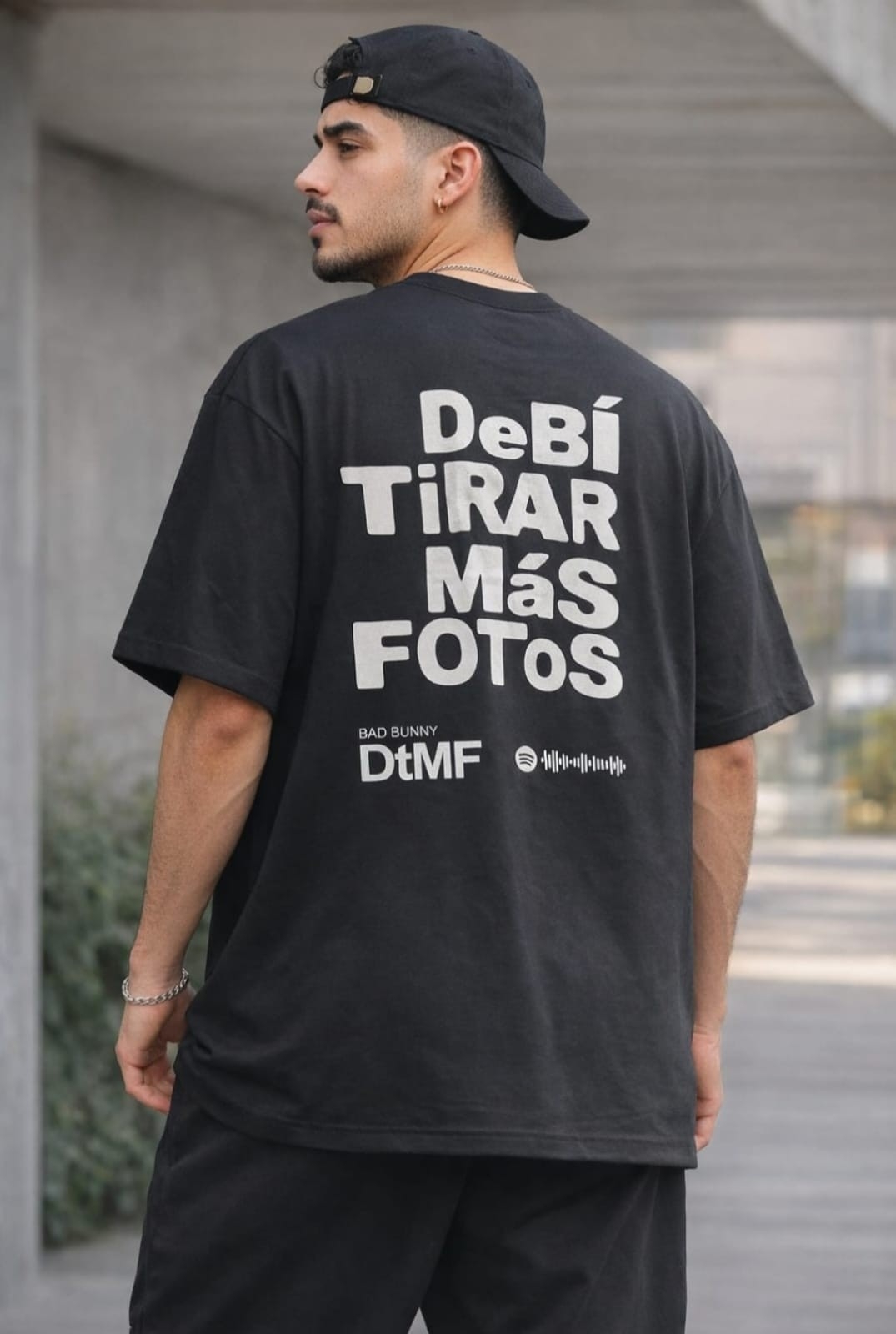 (art:rh03) Bad Bunny - Dtmf Remeron Oversize Algodón - Imagen 2