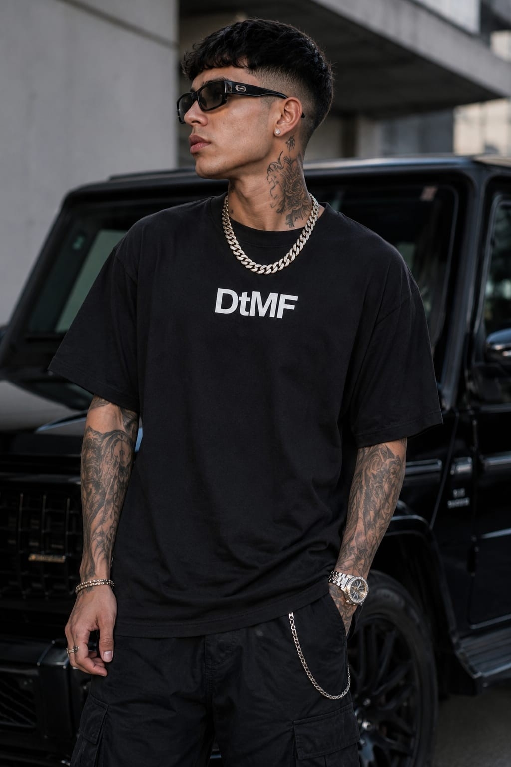(art:rh03) Bad Bunny - Dtmf Remeron Oversize Algodón - Imagen 2
