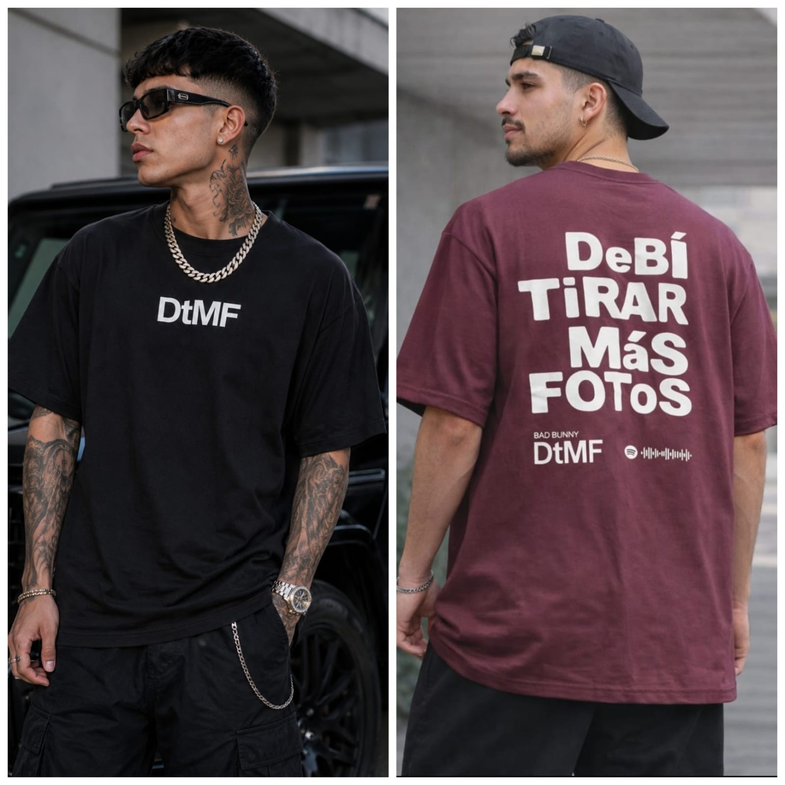 (art:rh03) Bad Bunny - Dtmf Remeron Oversize Algodón - Imagen 6