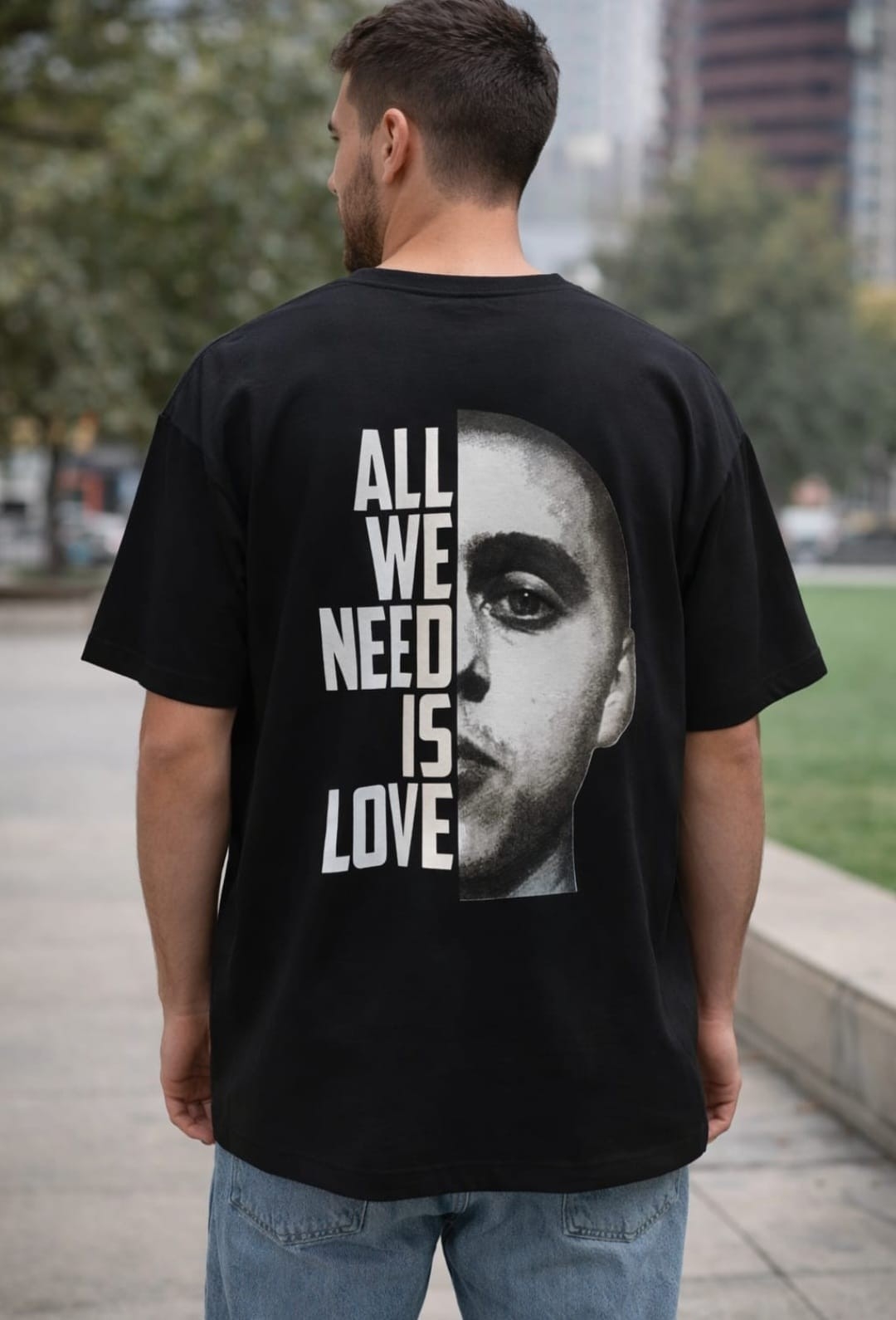 (art:rh01)canserbero Remera Oversize Algodón - Imagen 5