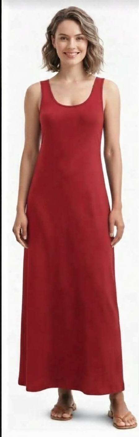 Vestido Largo  Tipo Musculosa - Imagen 2