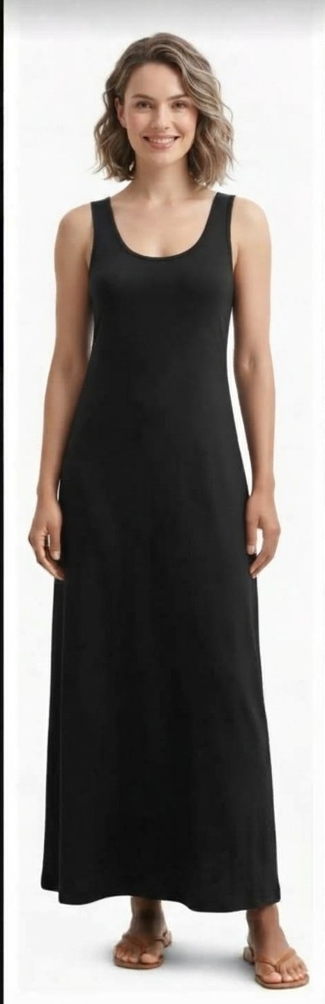Vestido Largo  Tipo Musculosa - Imagen 3