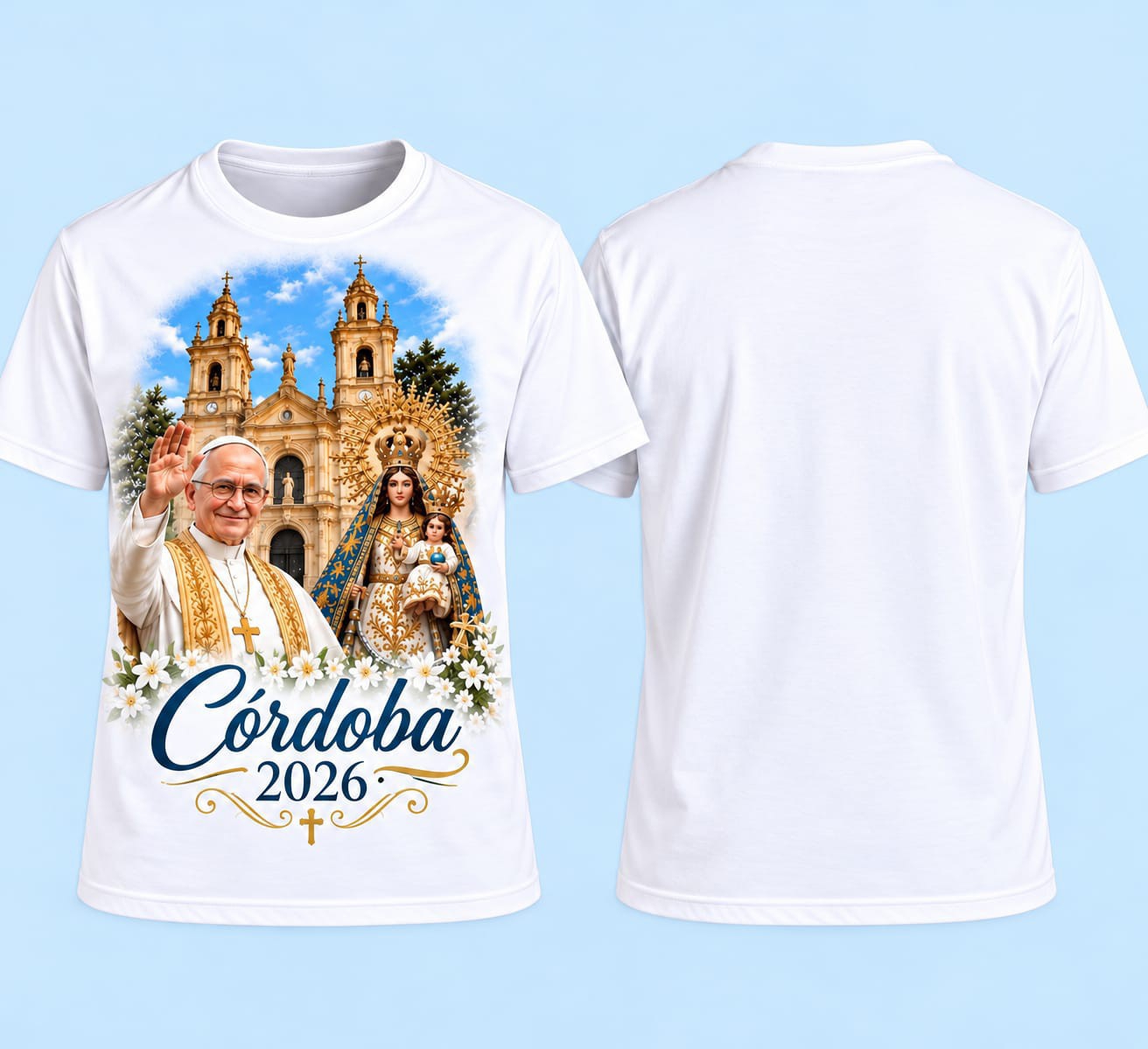 Remeras Unixes / Visita del Papa - Imagen 4