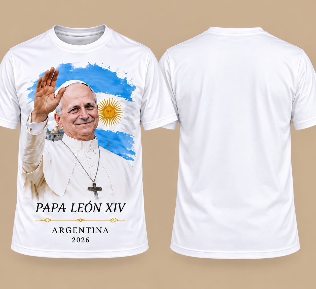 Remeras Unixes / Visita del Papa - Imagen 5