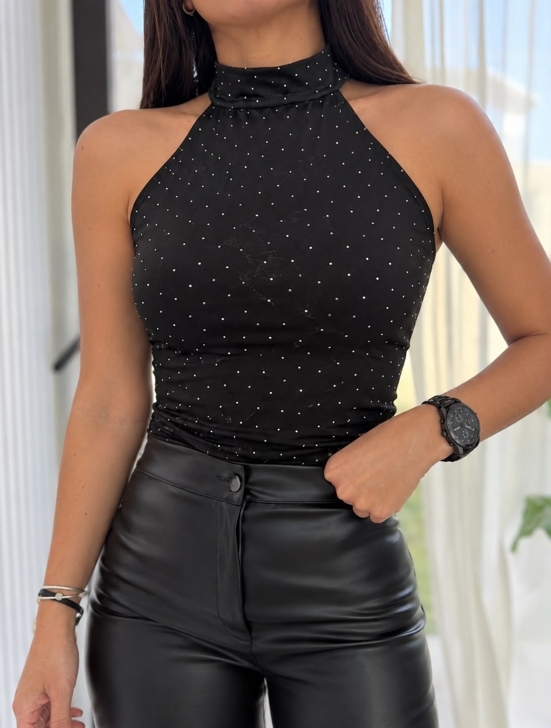 Musculosa con Strass - Imagen 2