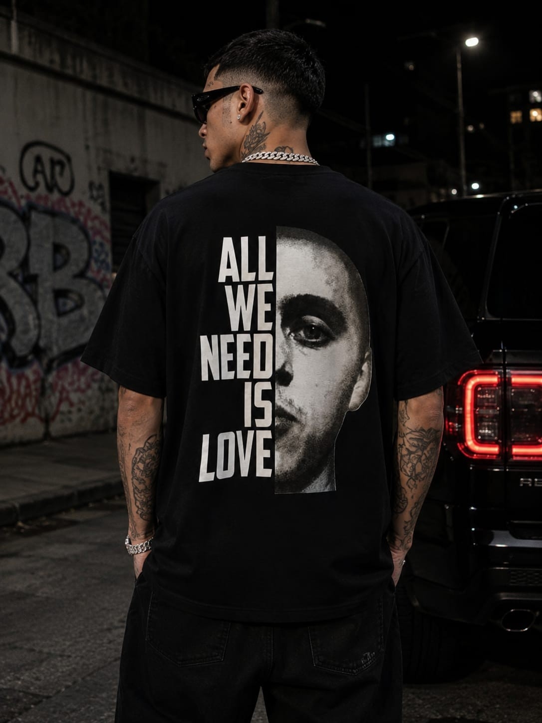 (art:rh01)canserbero Remera Oversize Algodón - Imagen 2