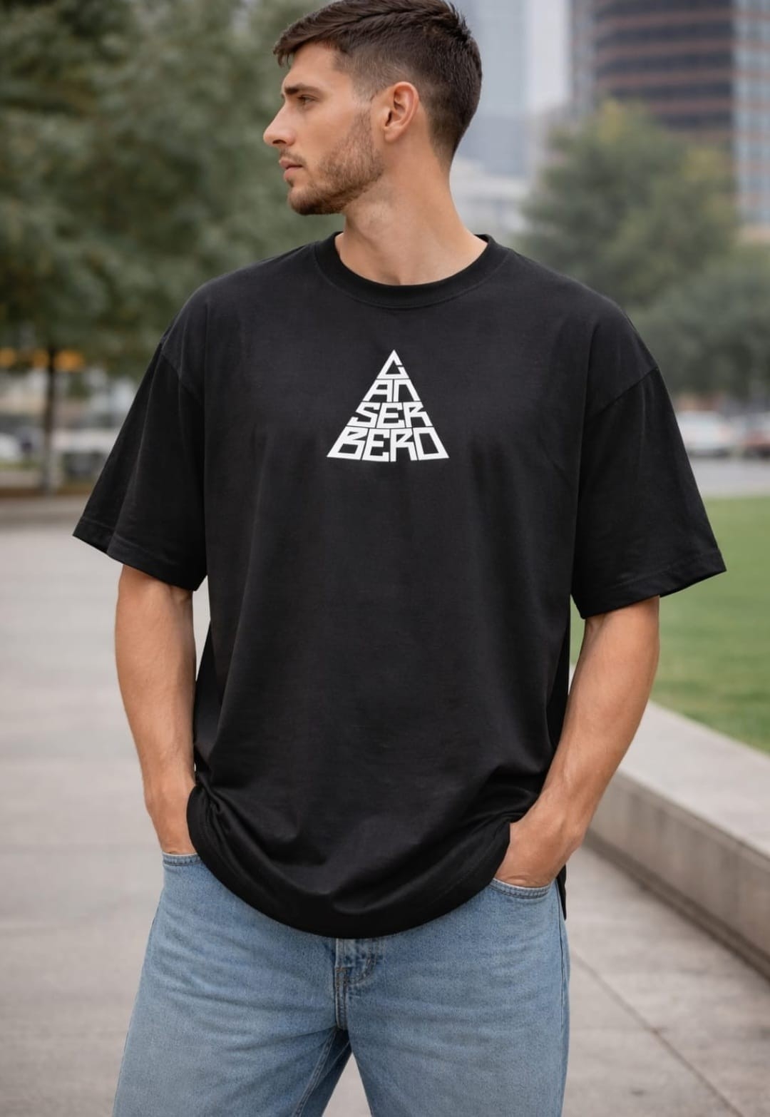 (art:rh01)canserbero Remera Oversize Algodón - Imagen 5