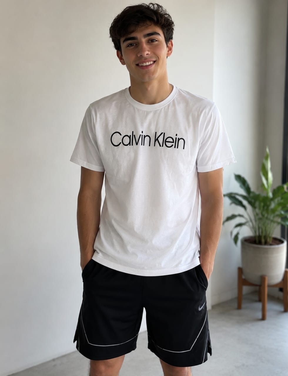 (art:rckh1)c,k Remera Hombre Algodón - Imagen 5