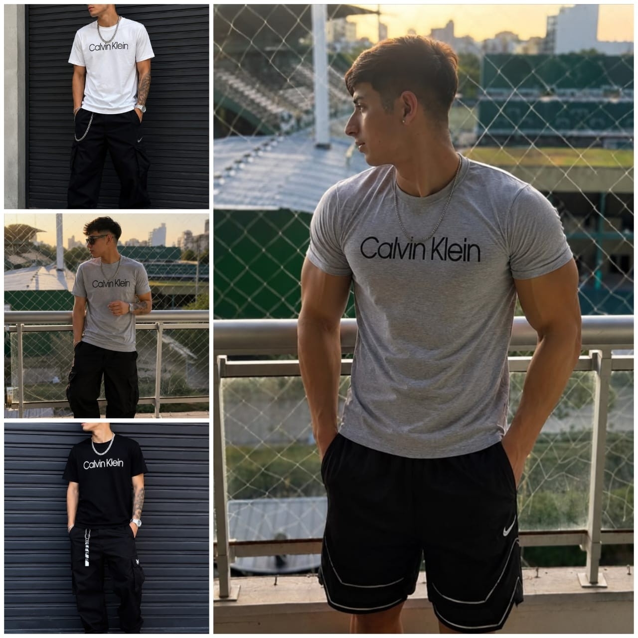(art:rckh1)c,k Remera Hombre Algodón - Imagen 9