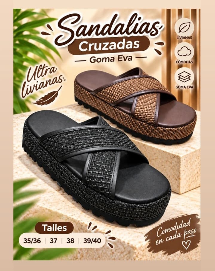 Sandalias Cruzadas / Goma Eva / Livanas - Imagen 5