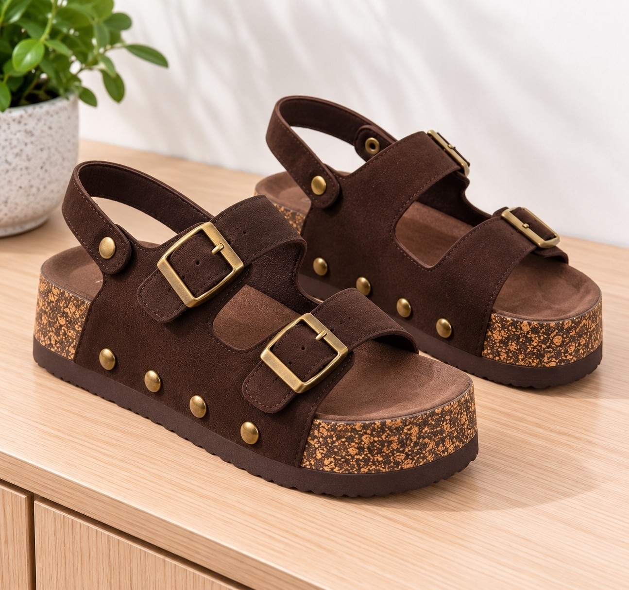 Sandalias con Plataforma con Tachas Karol - Imagen 5