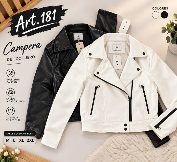 Campera Eco Cuero Lyd