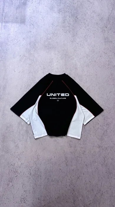 Remera Boxy Combinada