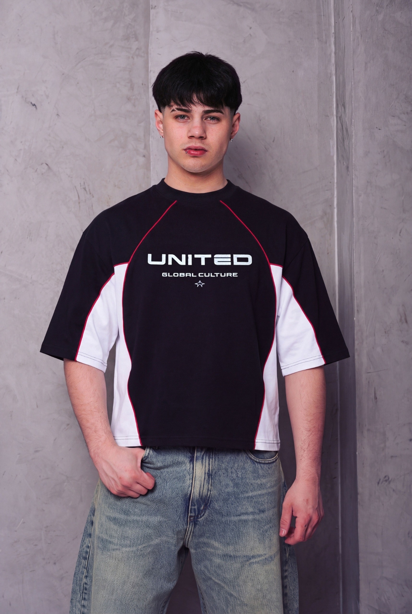 Remera Boxy Combinada - Imagen 3