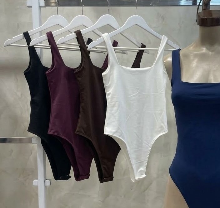 Body Musculosa Escote Cuadrado Microfibra - Imagen 2
