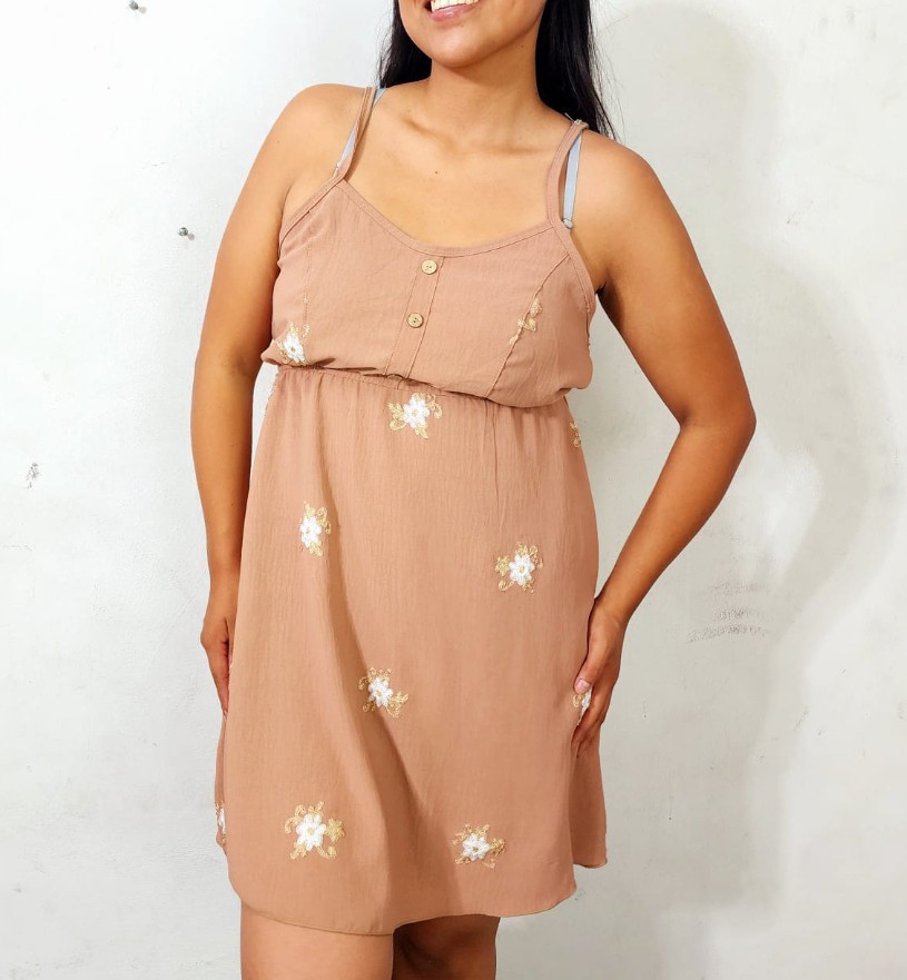 Vestido de Cey con Bordados 2 al 6 - Imagen 6