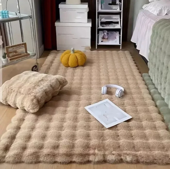 Alfombra Burbuja Pelo de Conejo
