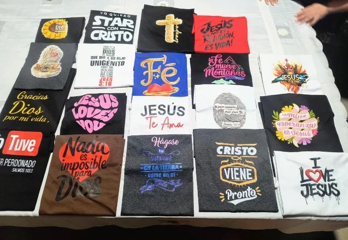 Remeras con Frases Cristianas