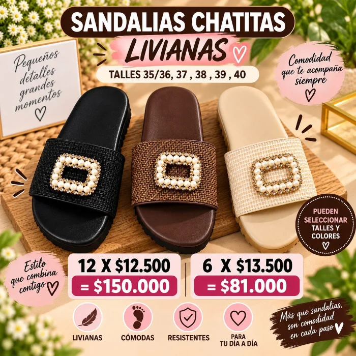 Sandalias Chatitas / Livianas