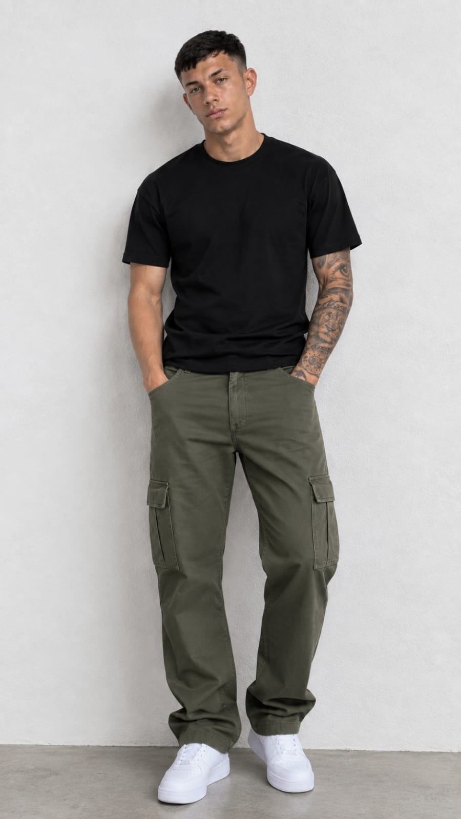 Pantalon Cargo Gabardina - Imagen 4