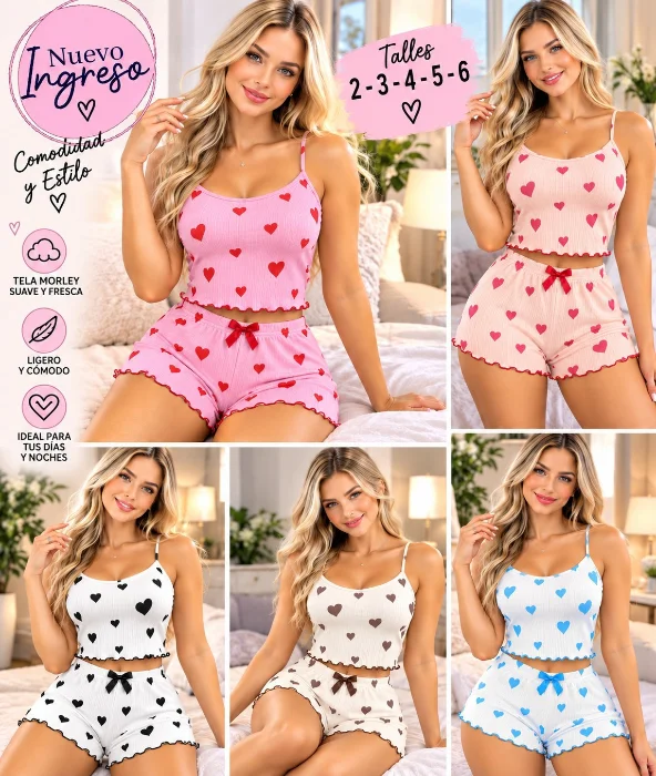 Pijamas Colección Corazones