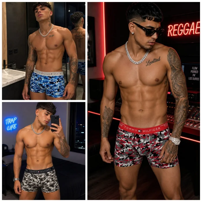 (art:bthh2)t,h Boxer Hombre Estampado