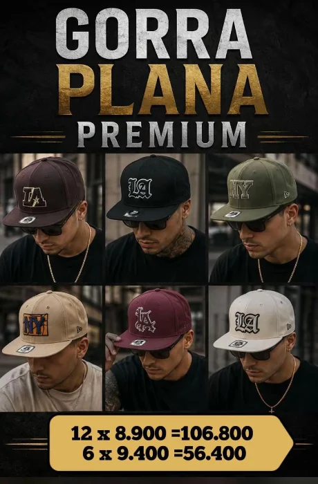 Gorra Plana