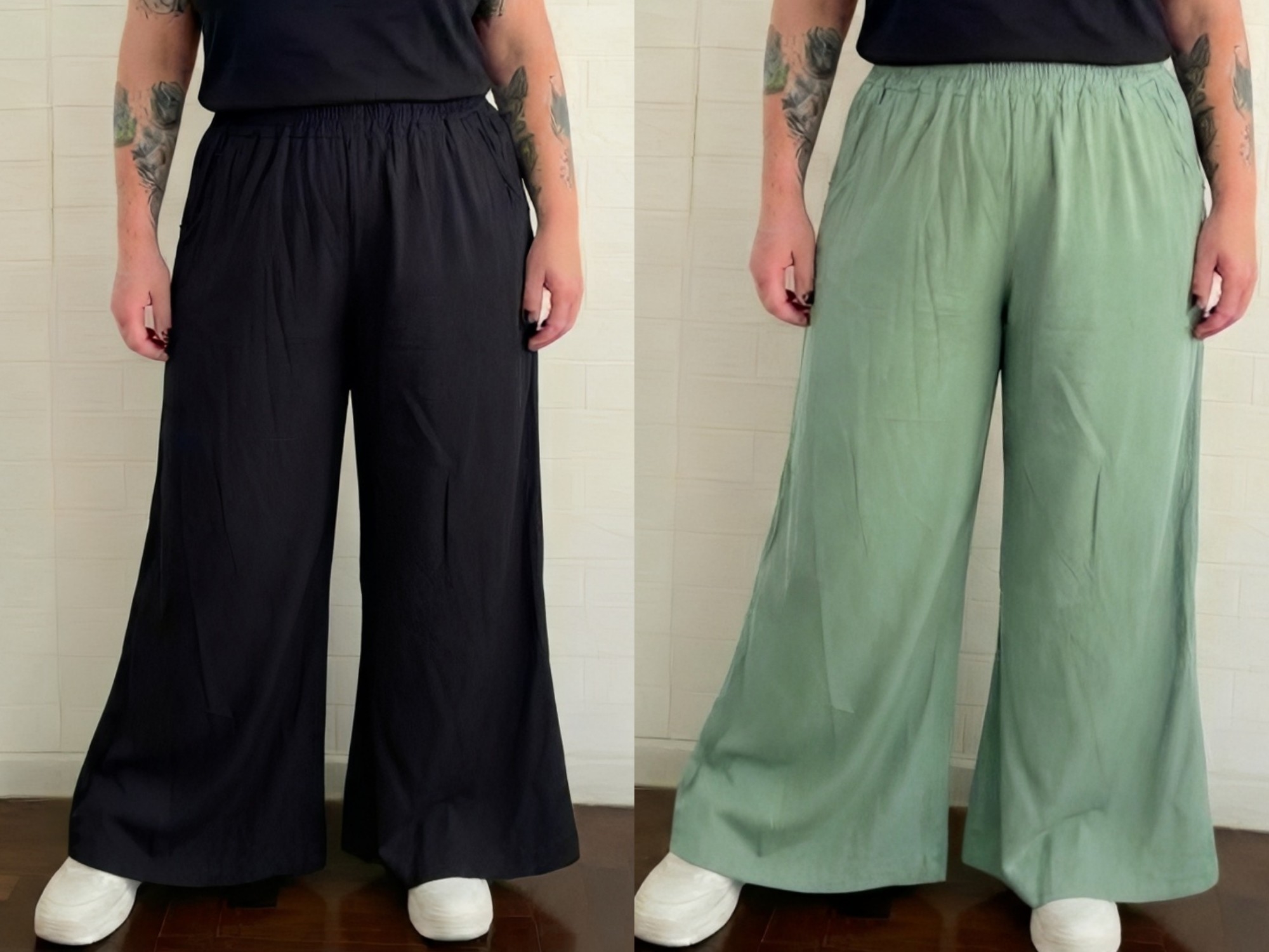 Maxi Palazo - Lino Spandex - Talles Especiales - Imagen 2