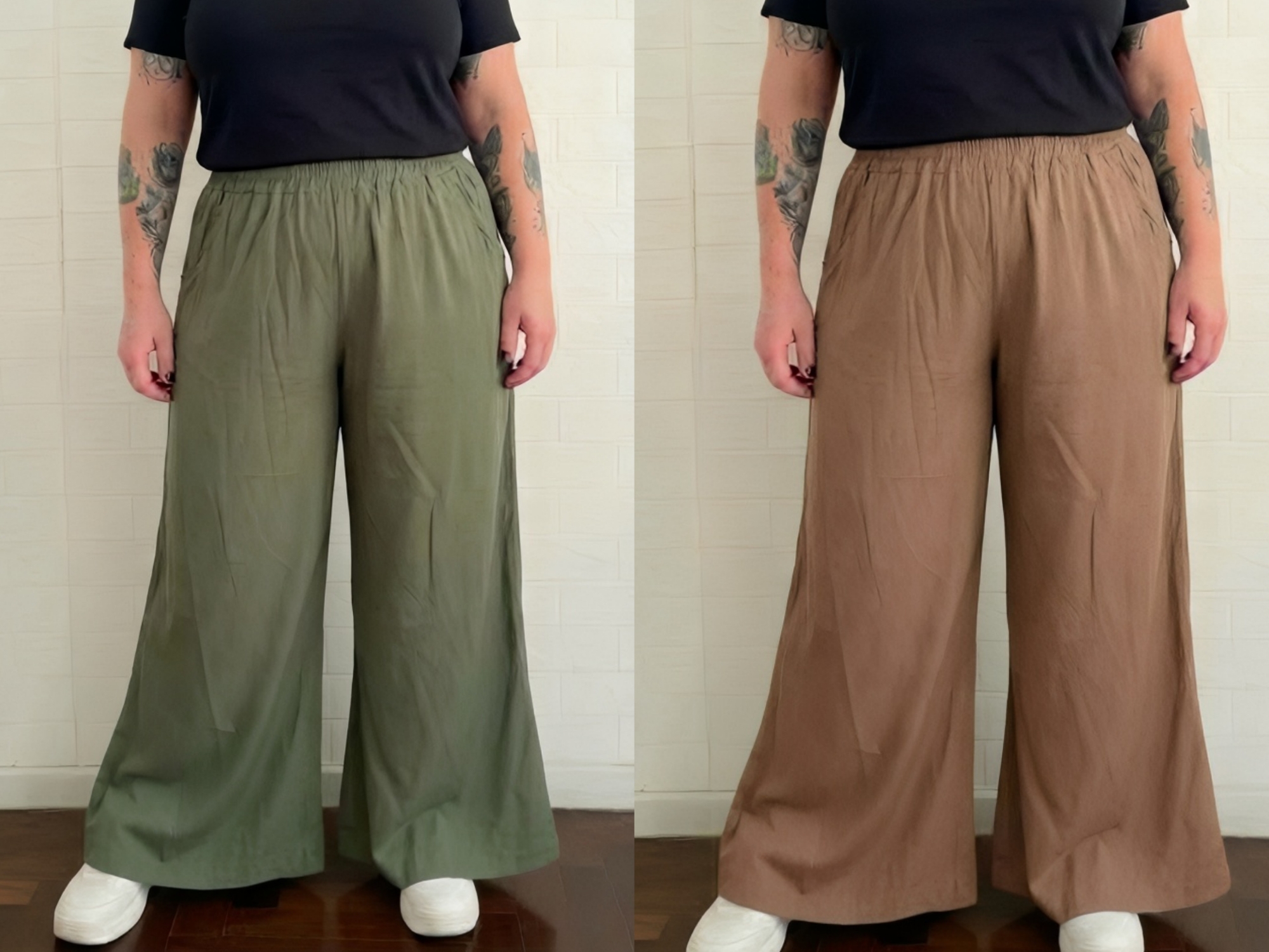 Maxi Palazo - Lino Spandex - Talles Especiales - Imagen 3