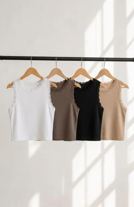 Musculosa Morley con Puntilla