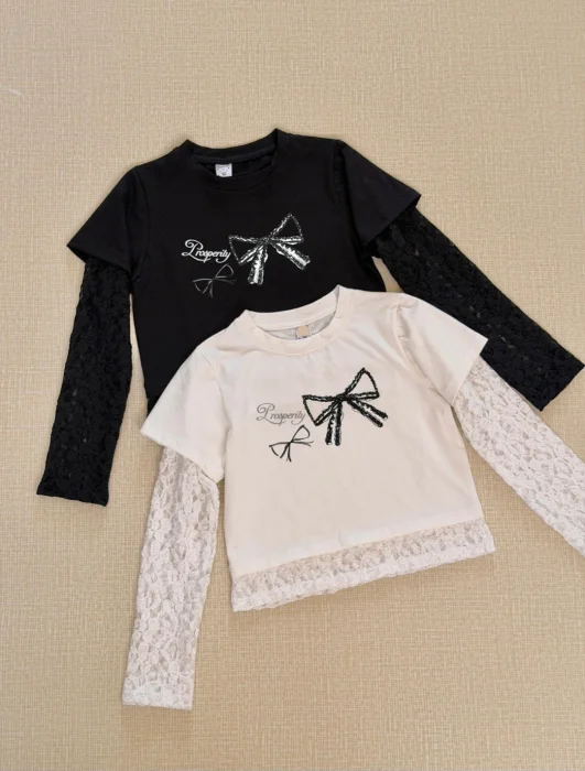 Remera con Encaje