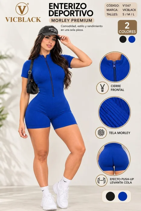 Catsuit Morley con Frunce con Cierre