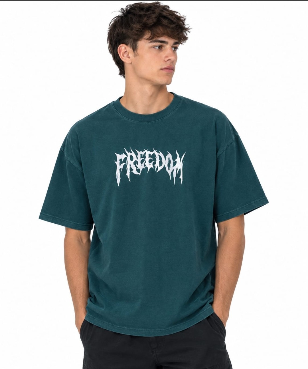 Remera Oversize Calavera - Imagen 2