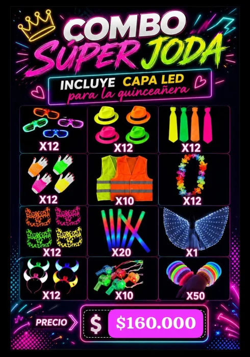 Combo Luminoso Super Joda