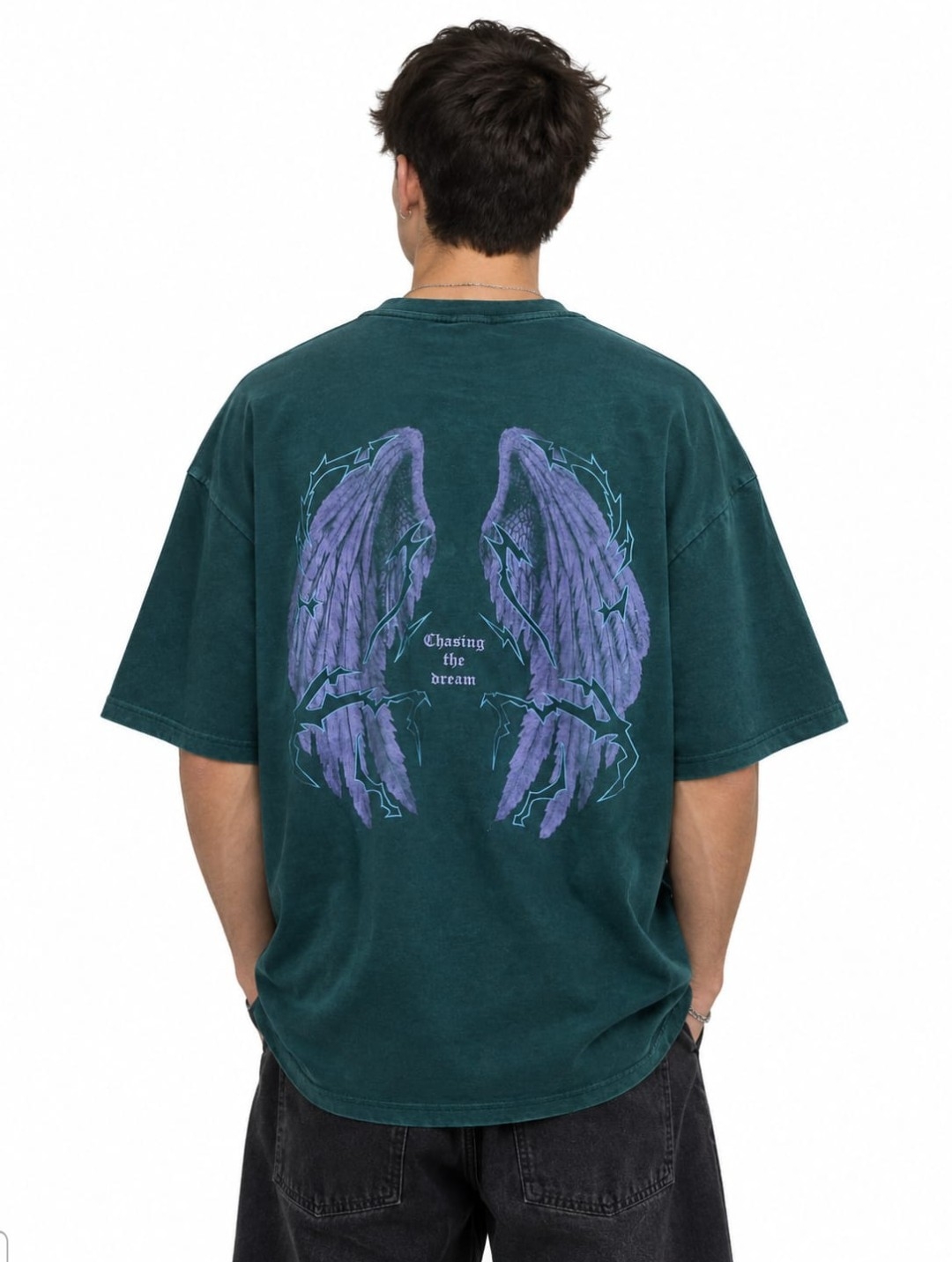 Remera Oversize Alas Moradas - Imagen 2