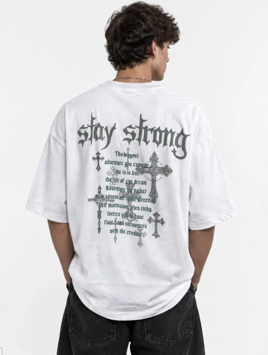 Remera Oversize Stay Strong
