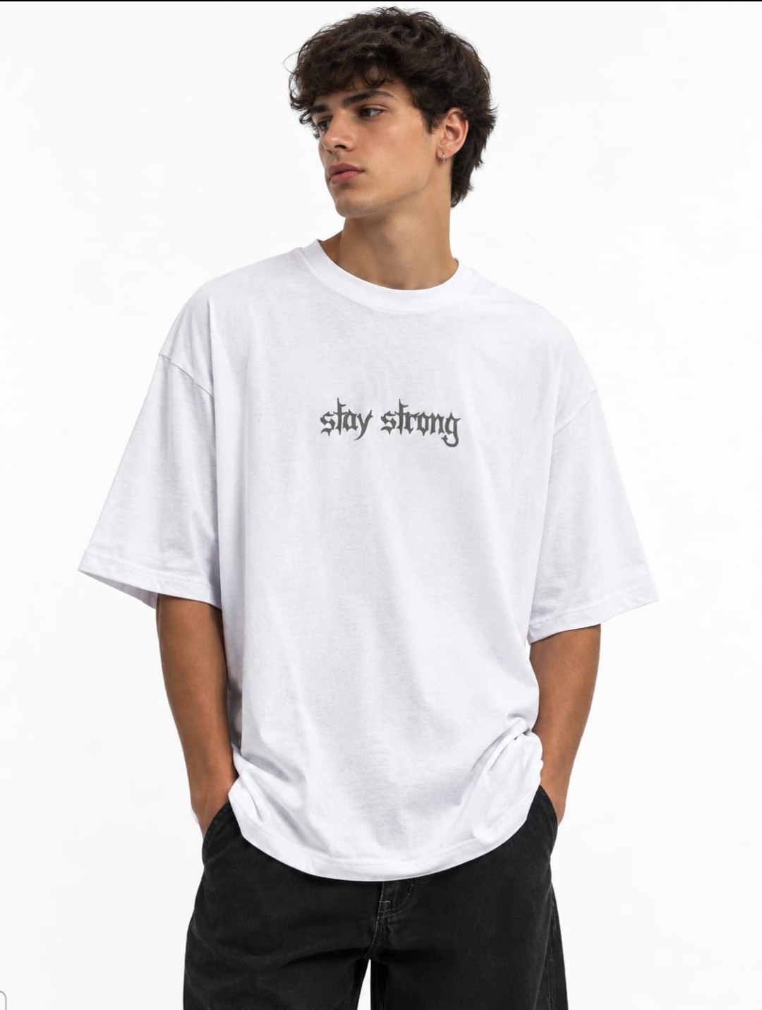 Remera Oversize Stay Strong - Imagen 2