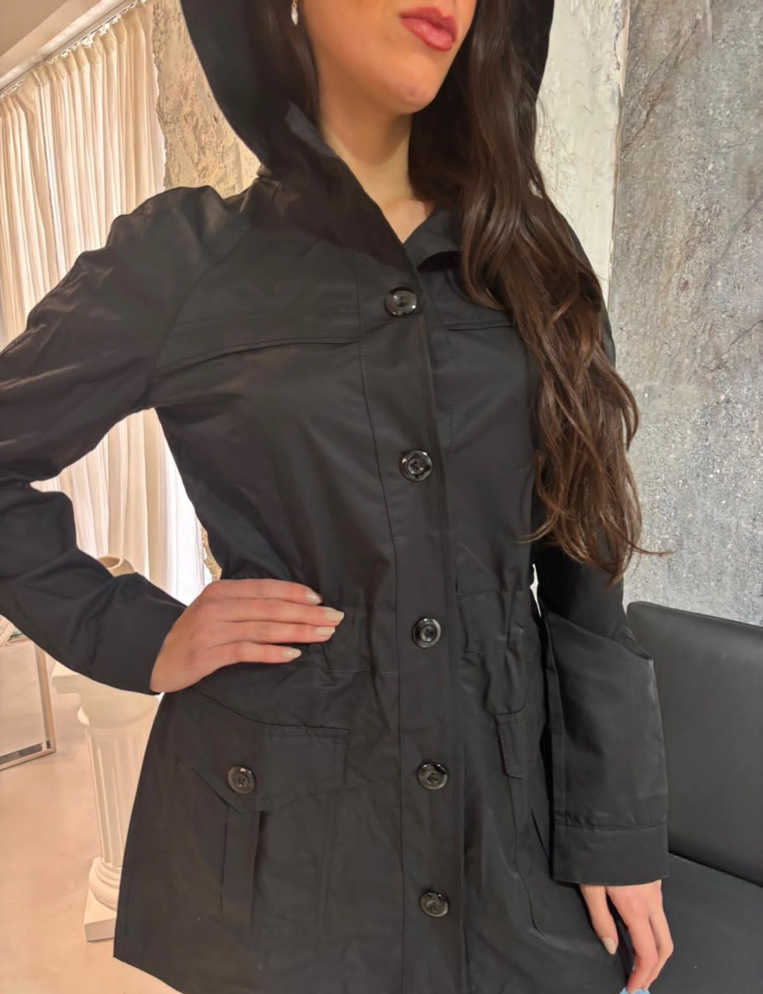 Piloto Trench Impermeable para Lluvia - Imagen 2