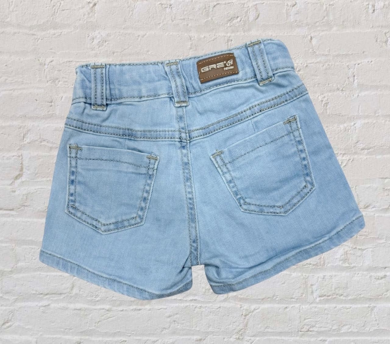 Short Beba Jeans Liviano C/brillos - Imagen 2